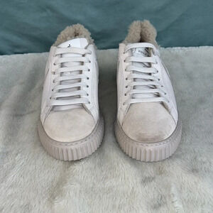 Voile Blanche GUC Lipari Sneakers lined EU 36 White Comfort Casual Shearling